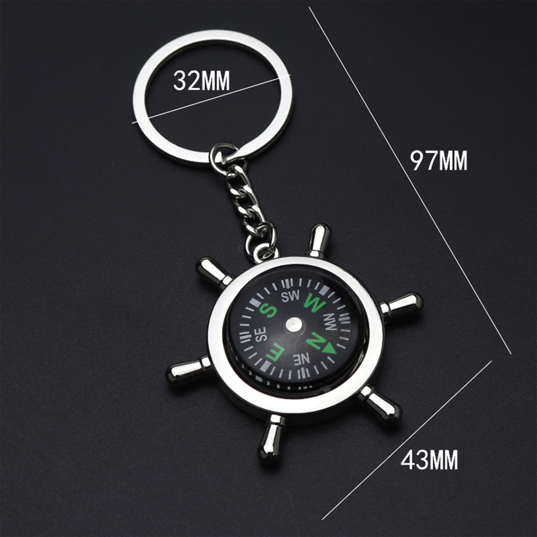 Compass Keyring 3
