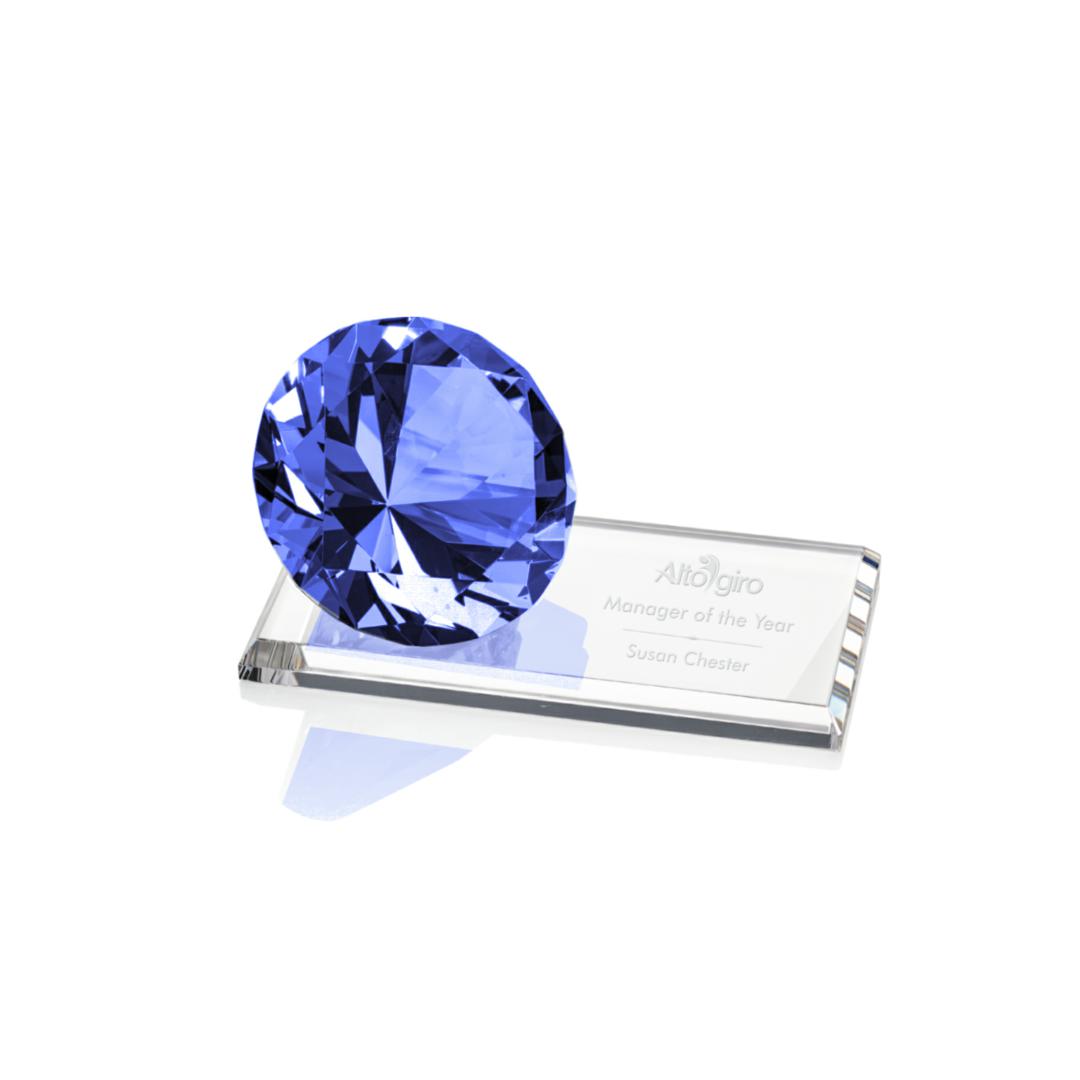 Gemstone Award on Starfire - Sapphire 6