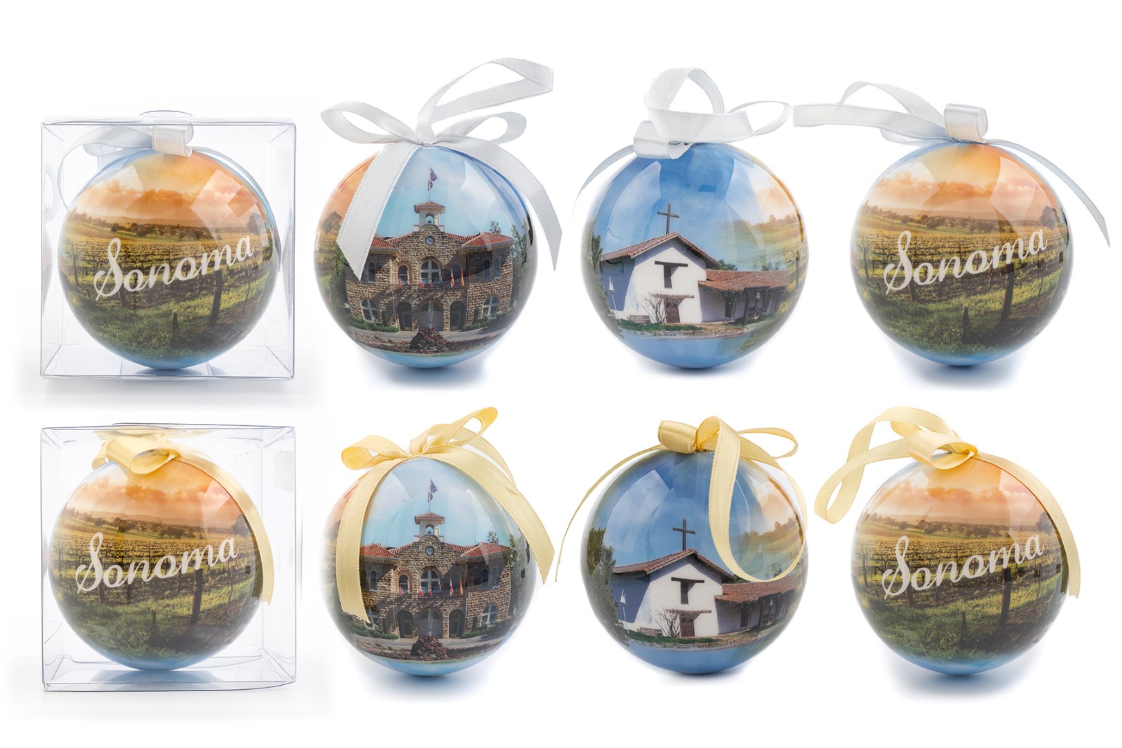 Crystal Effect Custom Ornaments 2