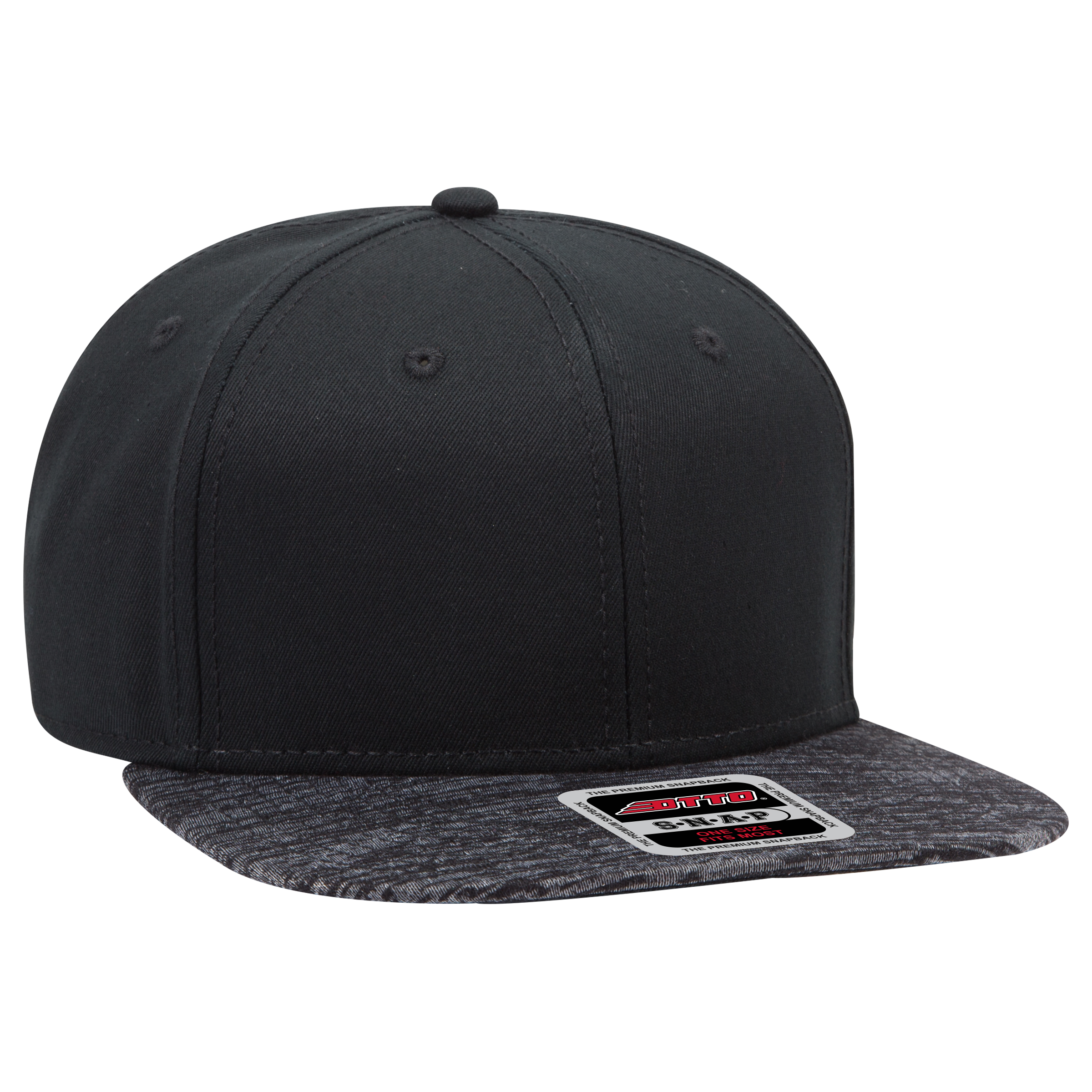 OTTO CAP® OTTO SNAP 6 Panel Mid Profile Snapback Hat 5