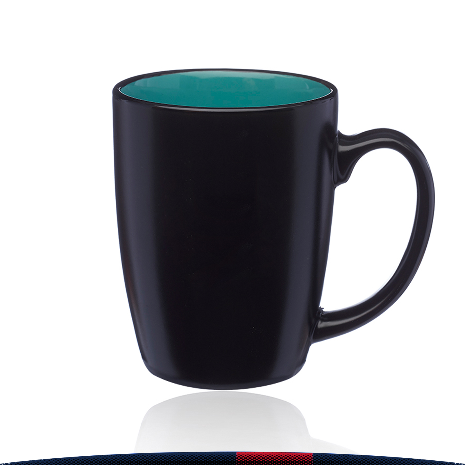 12 oz. Earthen Two Tone Coffee Mugs 4