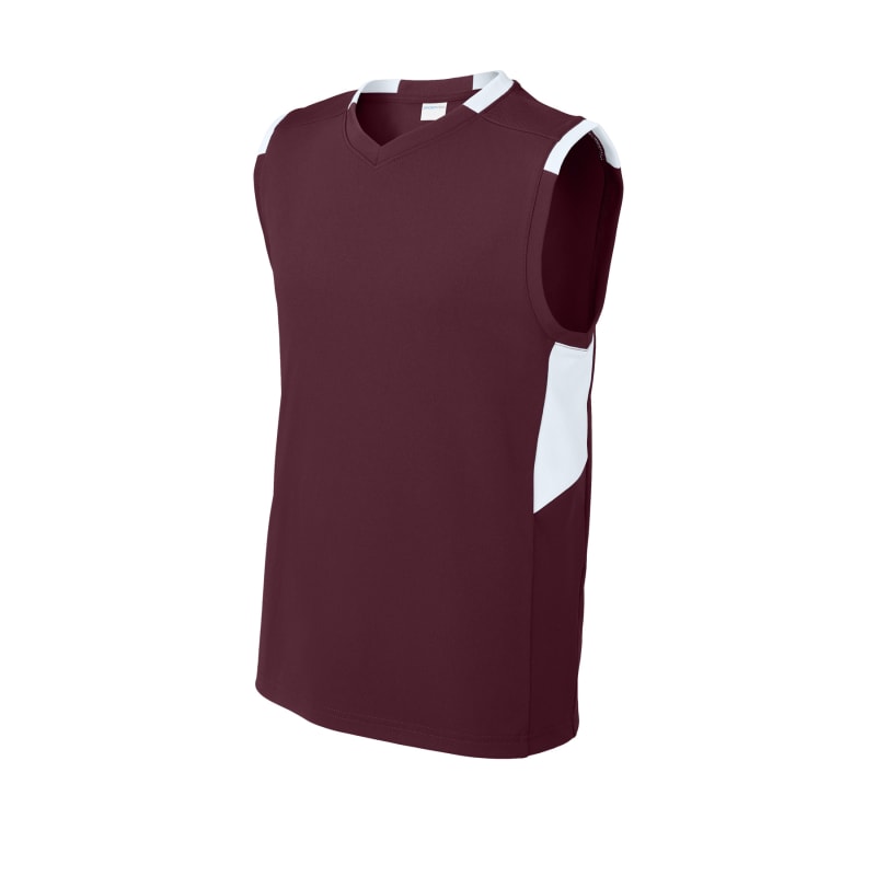 Sport-Tek Youth Club Sleeveless V-Neck 17