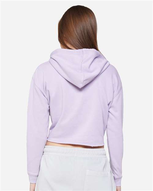 Women's Cropped Hoodie Sweatshirt - LS12000 19