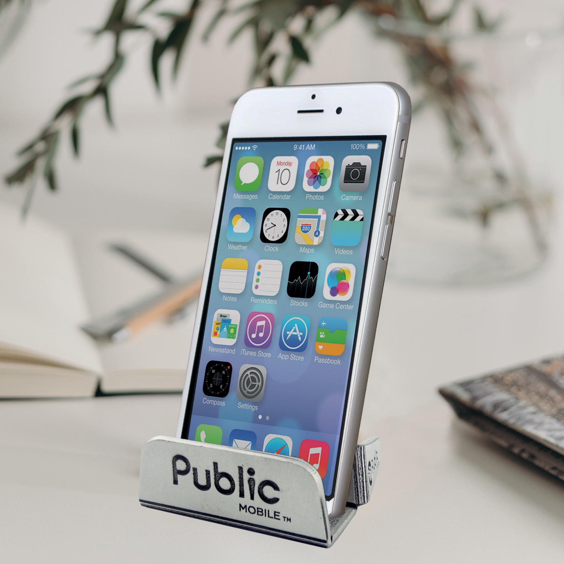 Pewter Phone Stand 3