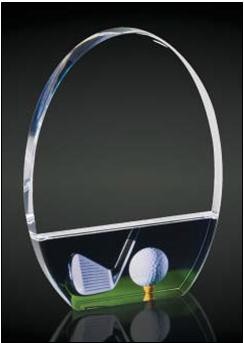 5" x 7" Freestanding Golf Graphic Acrylic Award 2