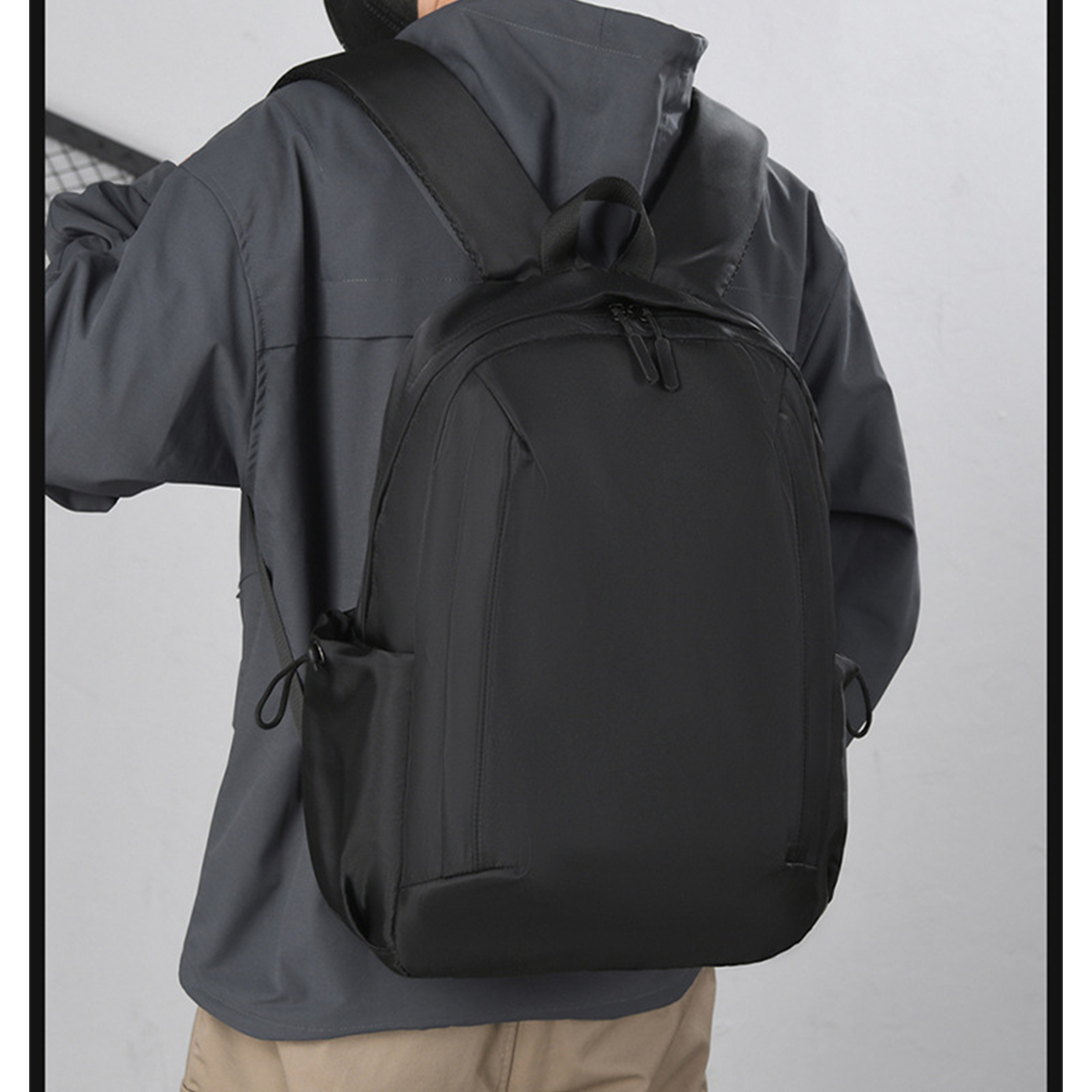 Water-Resistant Nylon Business Backpack 14