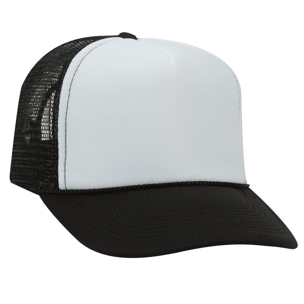 OTTO CAP® 5 Panel Mid Profile Mesh Back Trucker Hat 12