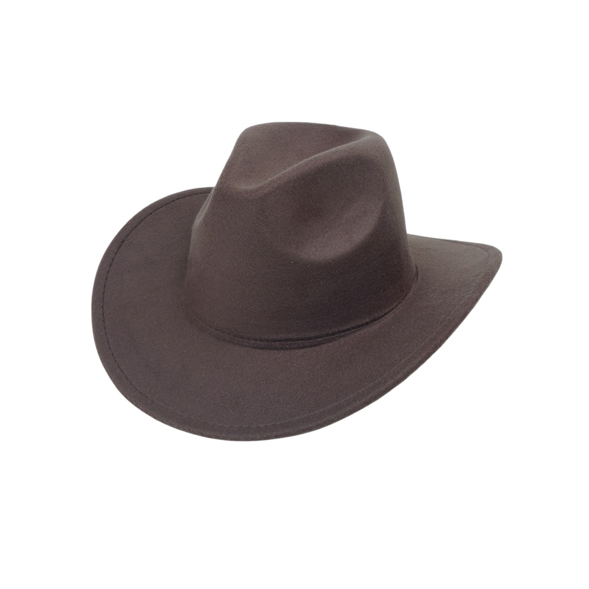 Polyester Felt Western Cowboy Hat Vintage Jazz Style 3