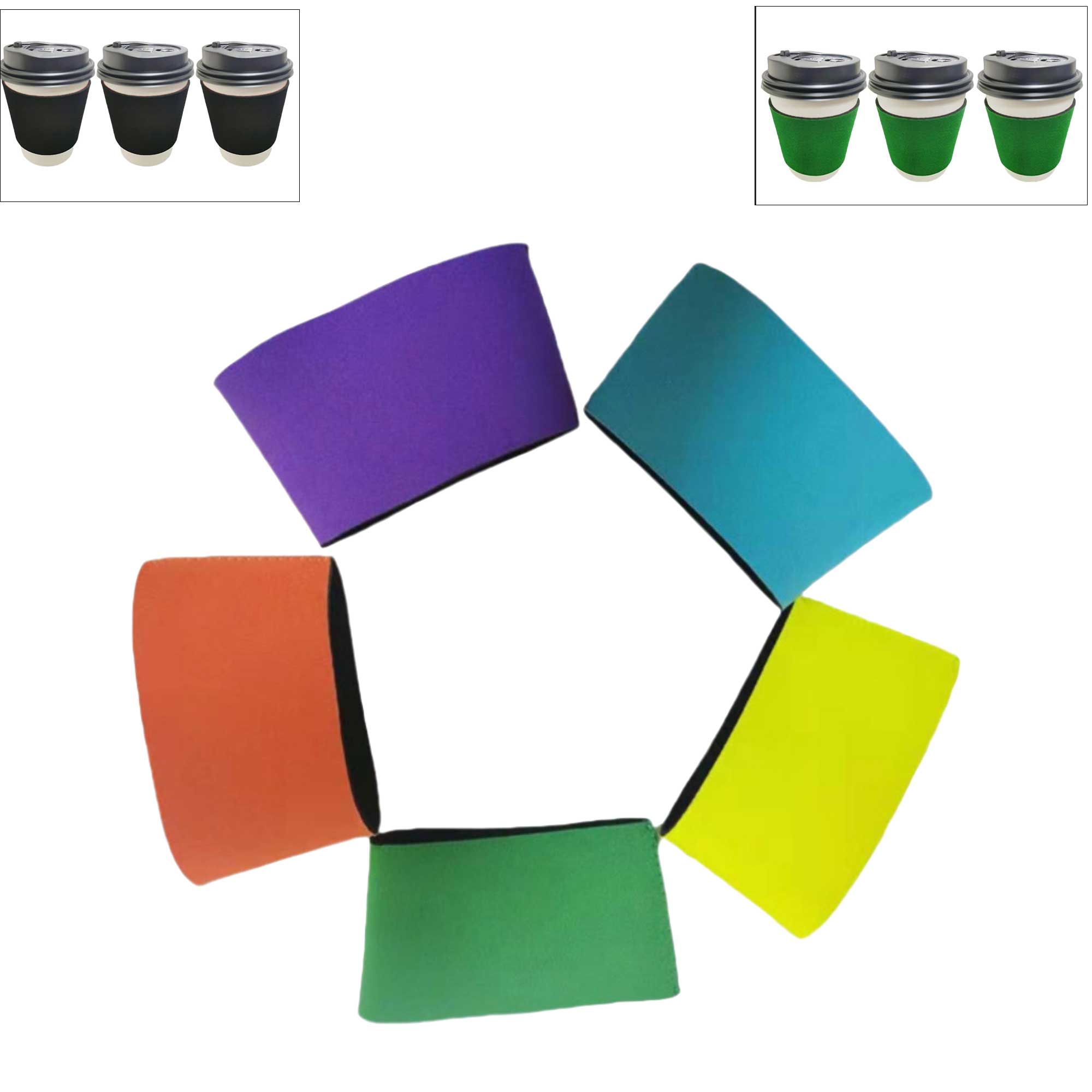 Travel Reusable Neoprene Coffee Cup Sleeve 2
