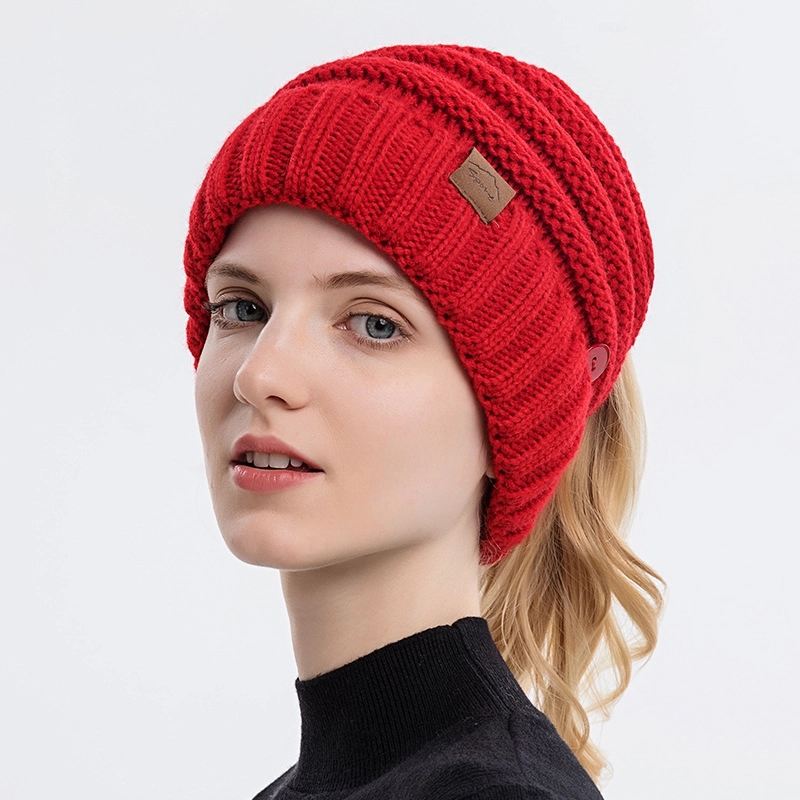 Winter Beanie Visor & Earflaps For Men Outdoor Fleece Hat 7