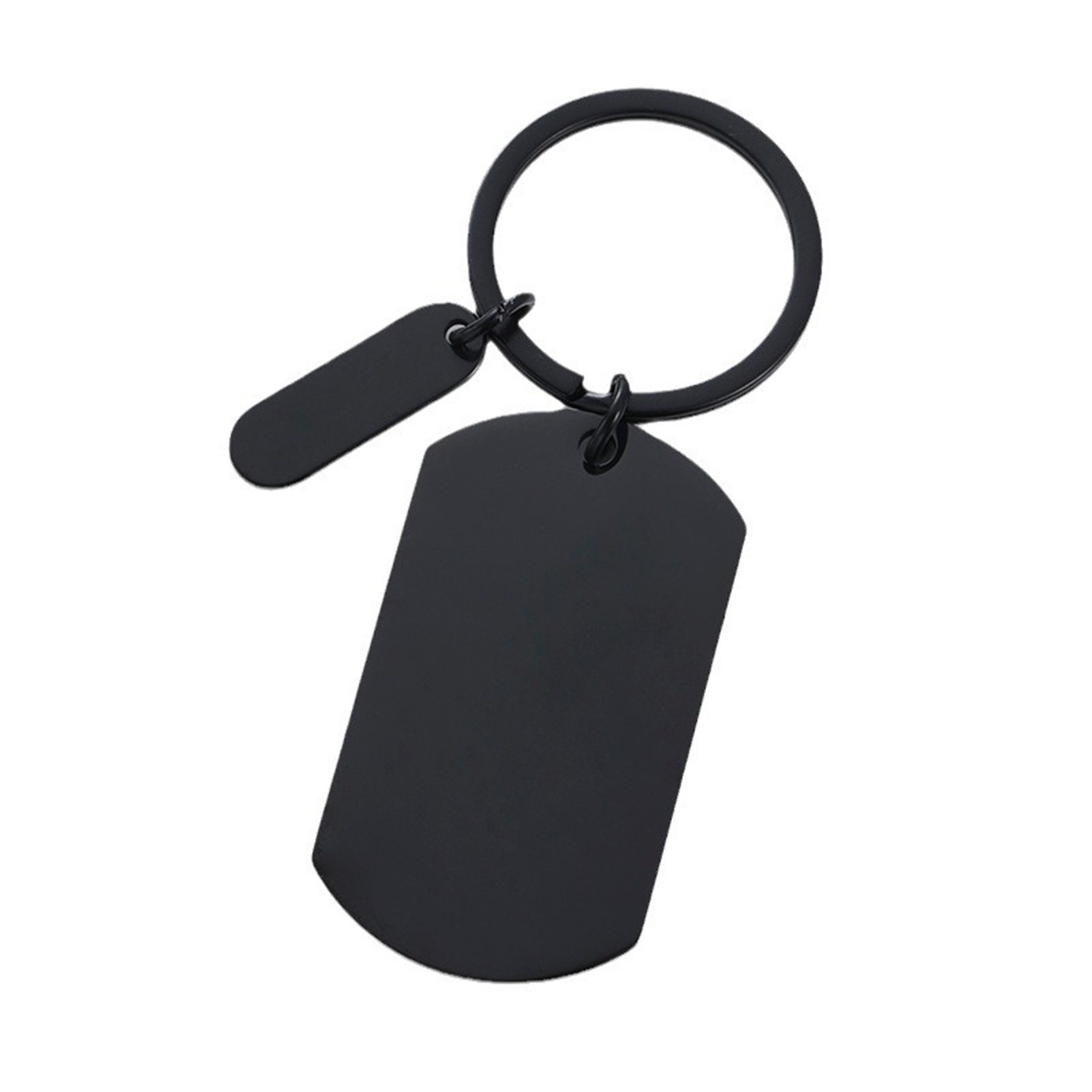 Stainless Steel Dog Tag Keychain 4