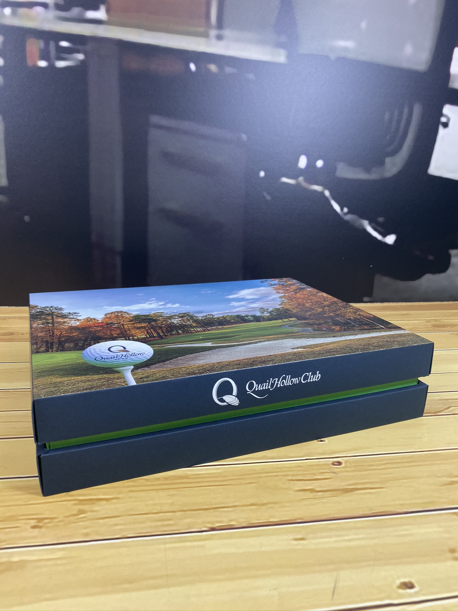 Custom Printed Full Color Hinged Soft Touch Luxury Gift Box - 8.5x8.5x4 9