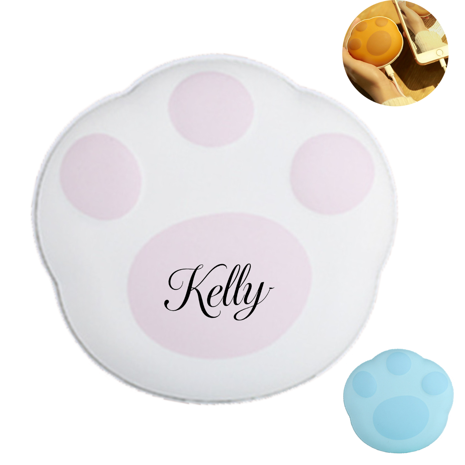 2 in 1 Portable USB Rechargeable Hand Warmer Power Bank 4