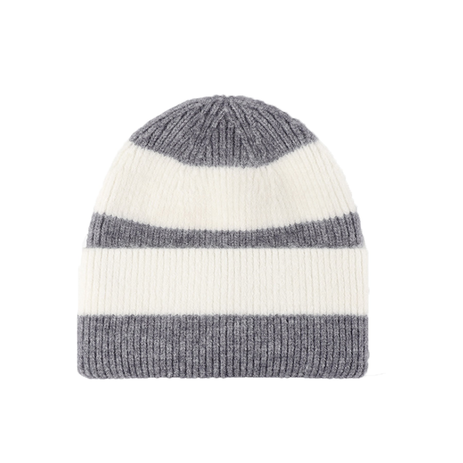 Warm Striped Knitted Beanie 5