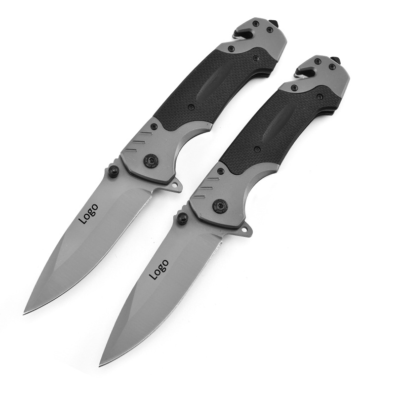 Stainless Steel Folding Pocket Knife with Strap Hole 5