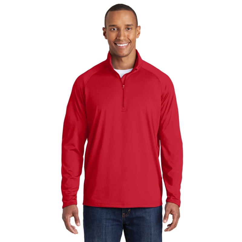 Sport-Tek Tall Sport-Wick Stretch 1/4-Zip Pullover. 29