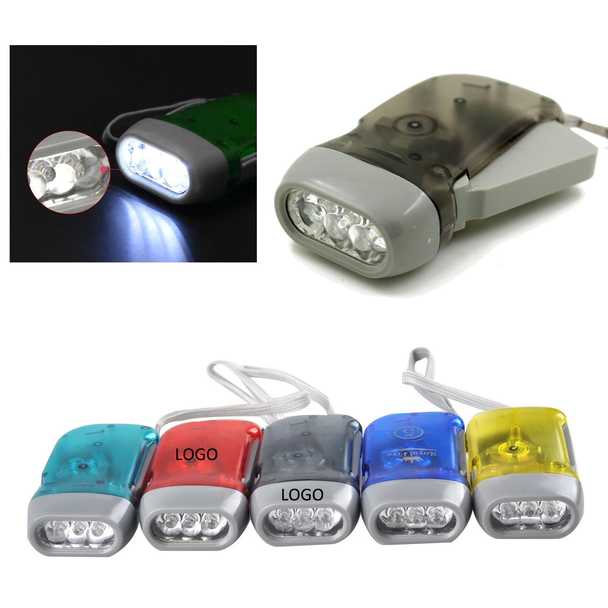 Squeeze Powered Flashlight 3