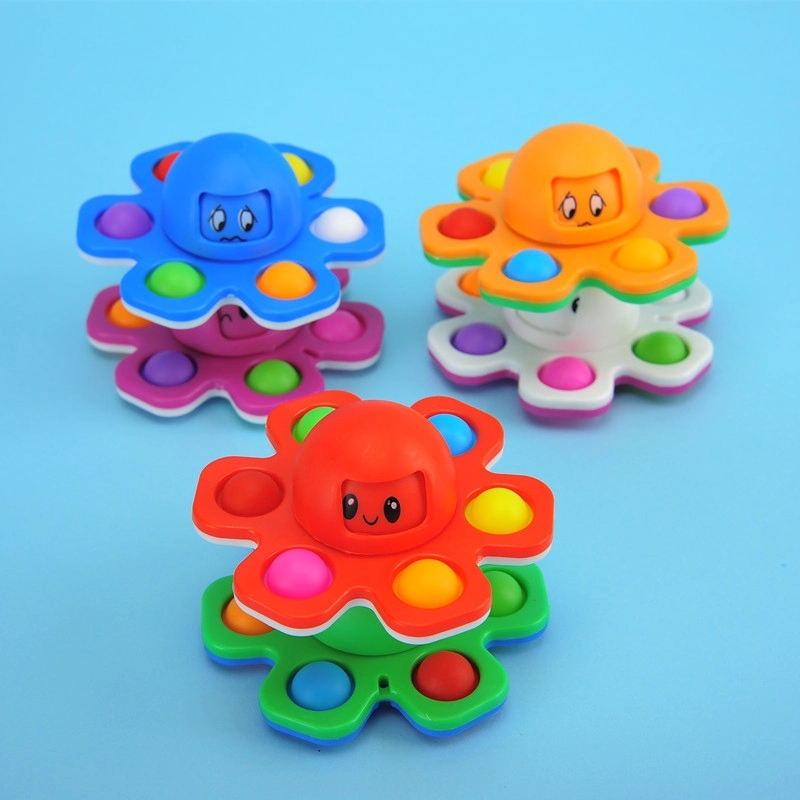Face-Changing Octopus Fidget Spinner Toy 1