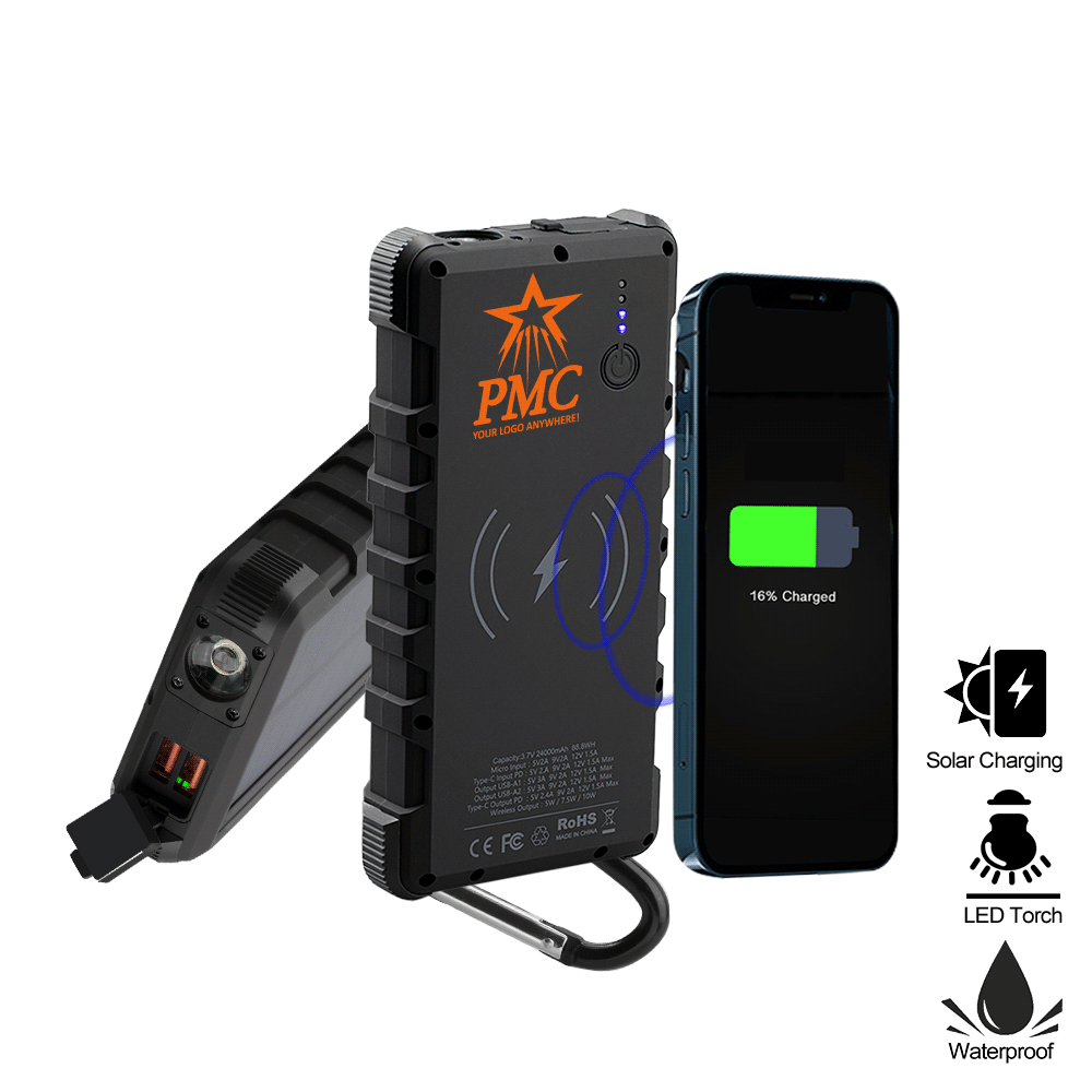 Neptune IP67 Waterproof Solar 24000mAh Power Bank 12