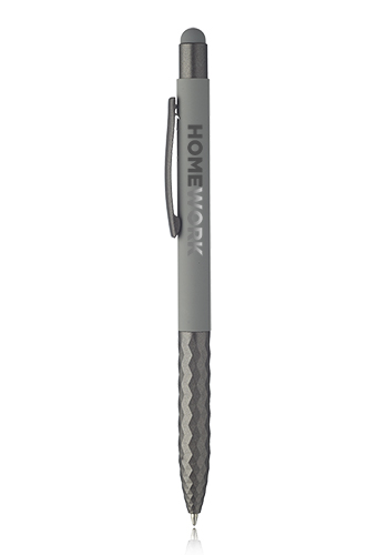 Geometric Aluminum Ball Point Pens with Stylus 19