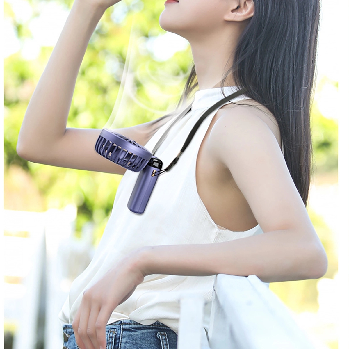 Led Digital Display Handheld Fan 7