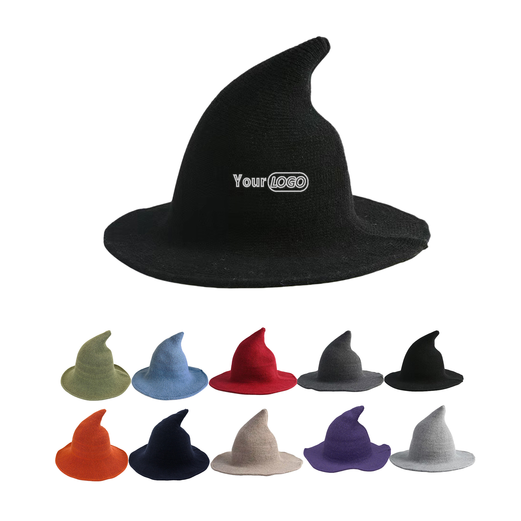 Personalized Party Halloween Witch Hat 5