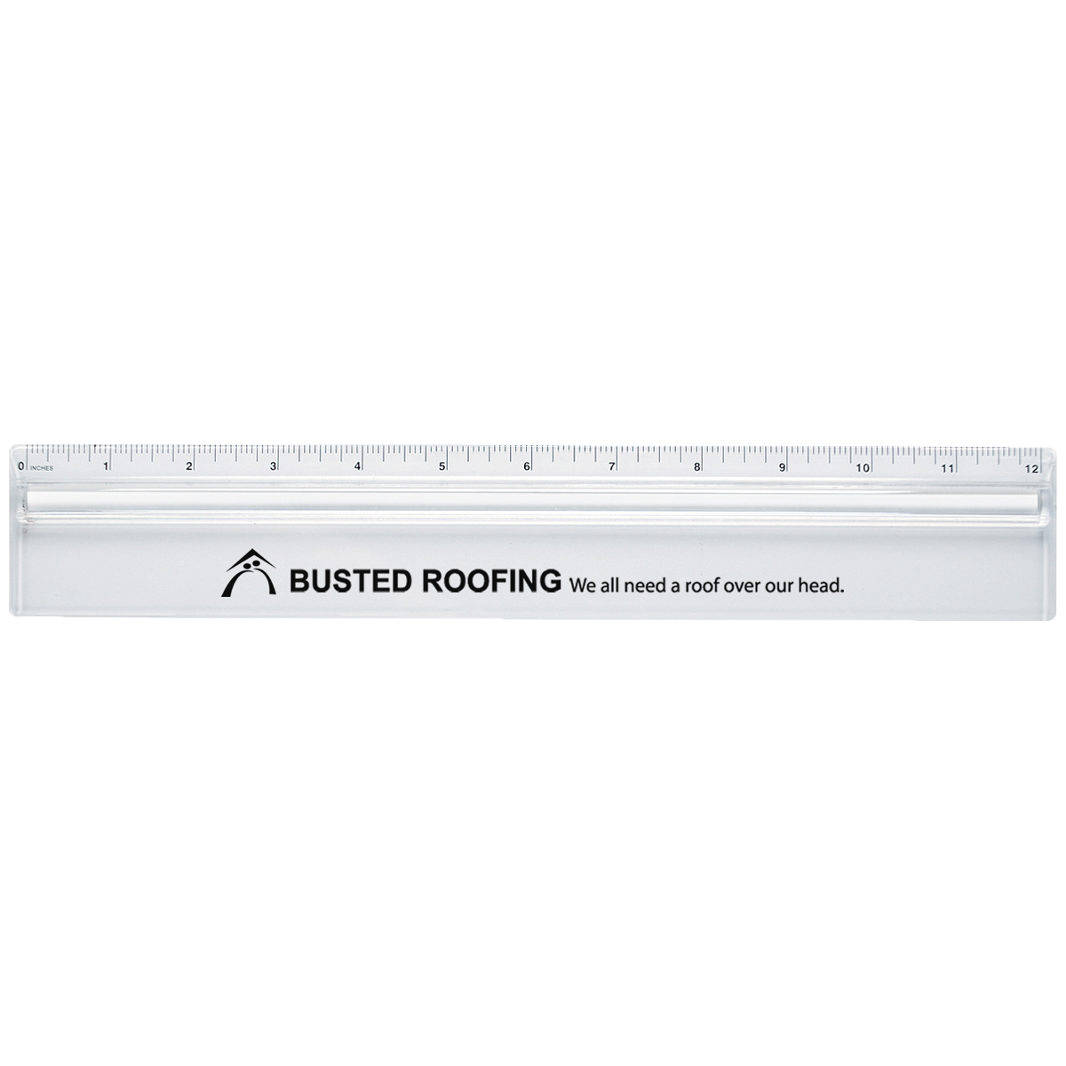 Plastic 12" Ruler With Magnifying Glass 6