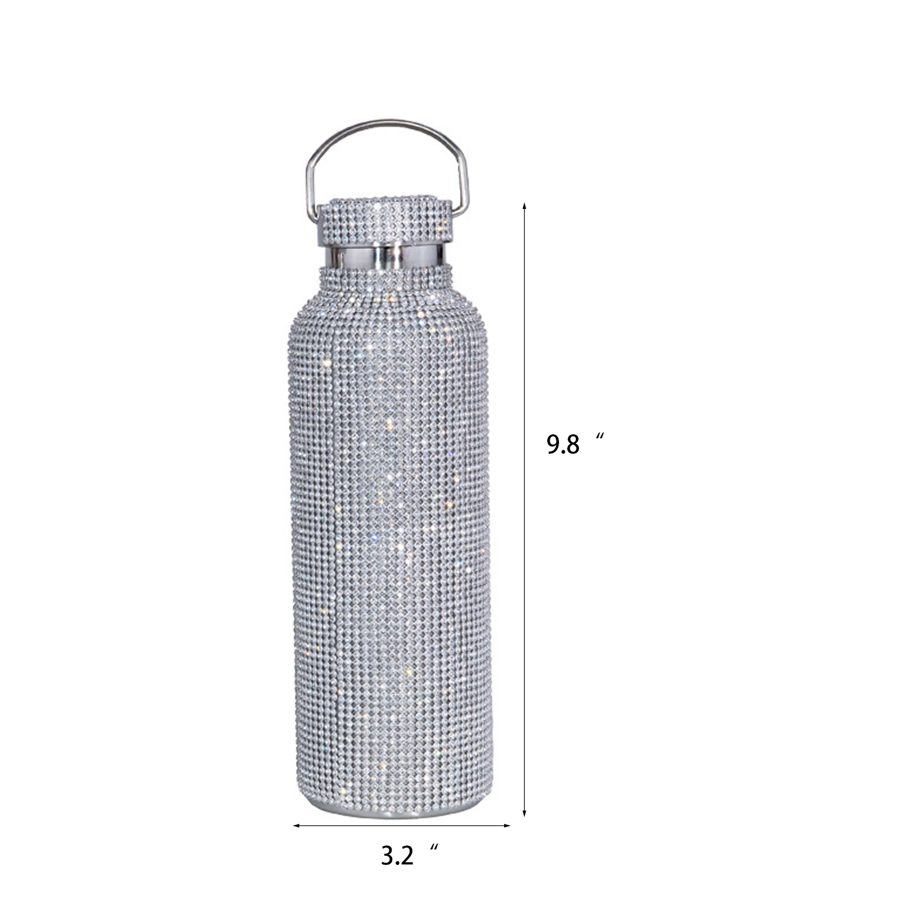 12 oz Stainless Steel Diamond Tumbler 3