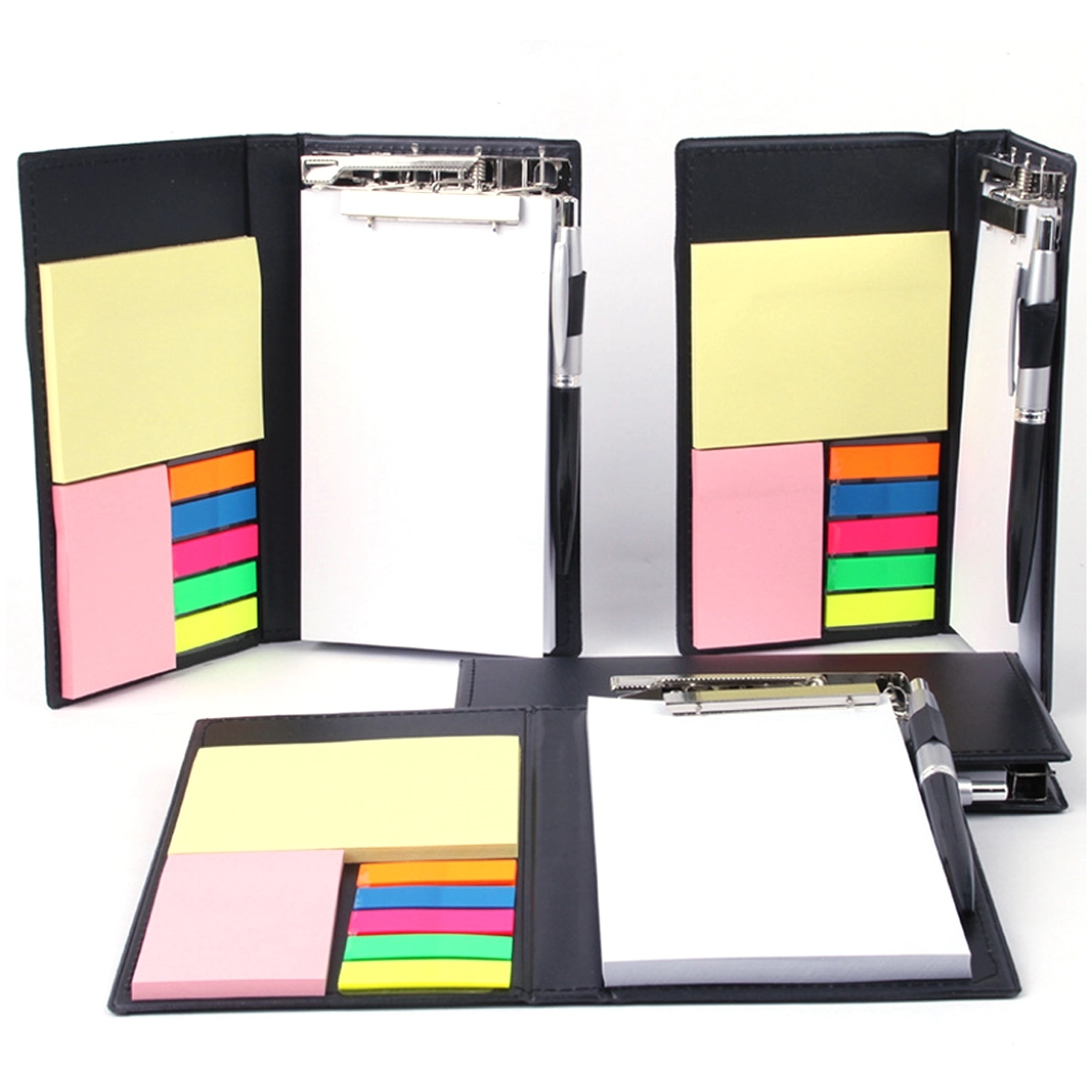 Memo Pad Holder With Sticky Notes Set 4