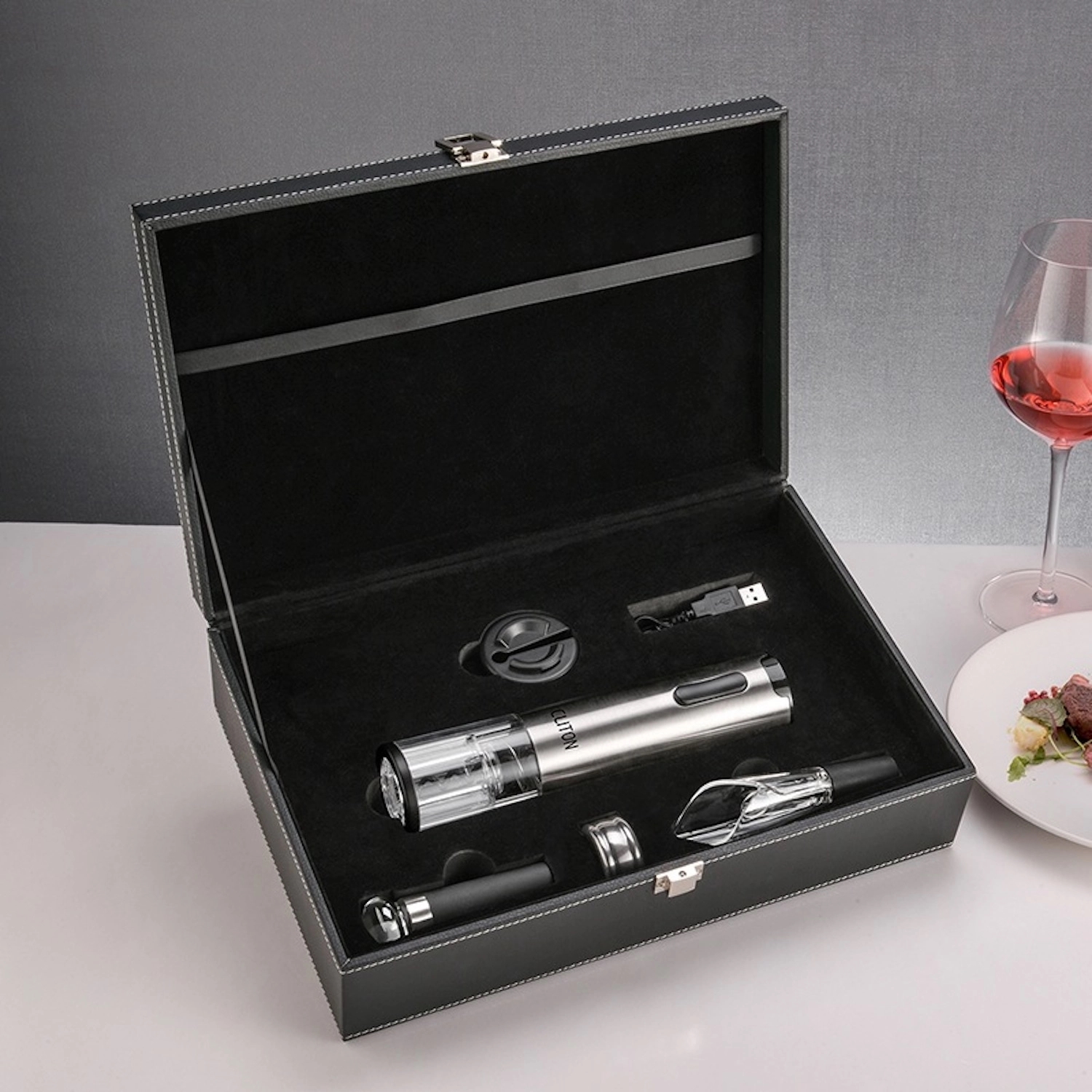 Electric Wine Bottle Opener 5 Kit 6