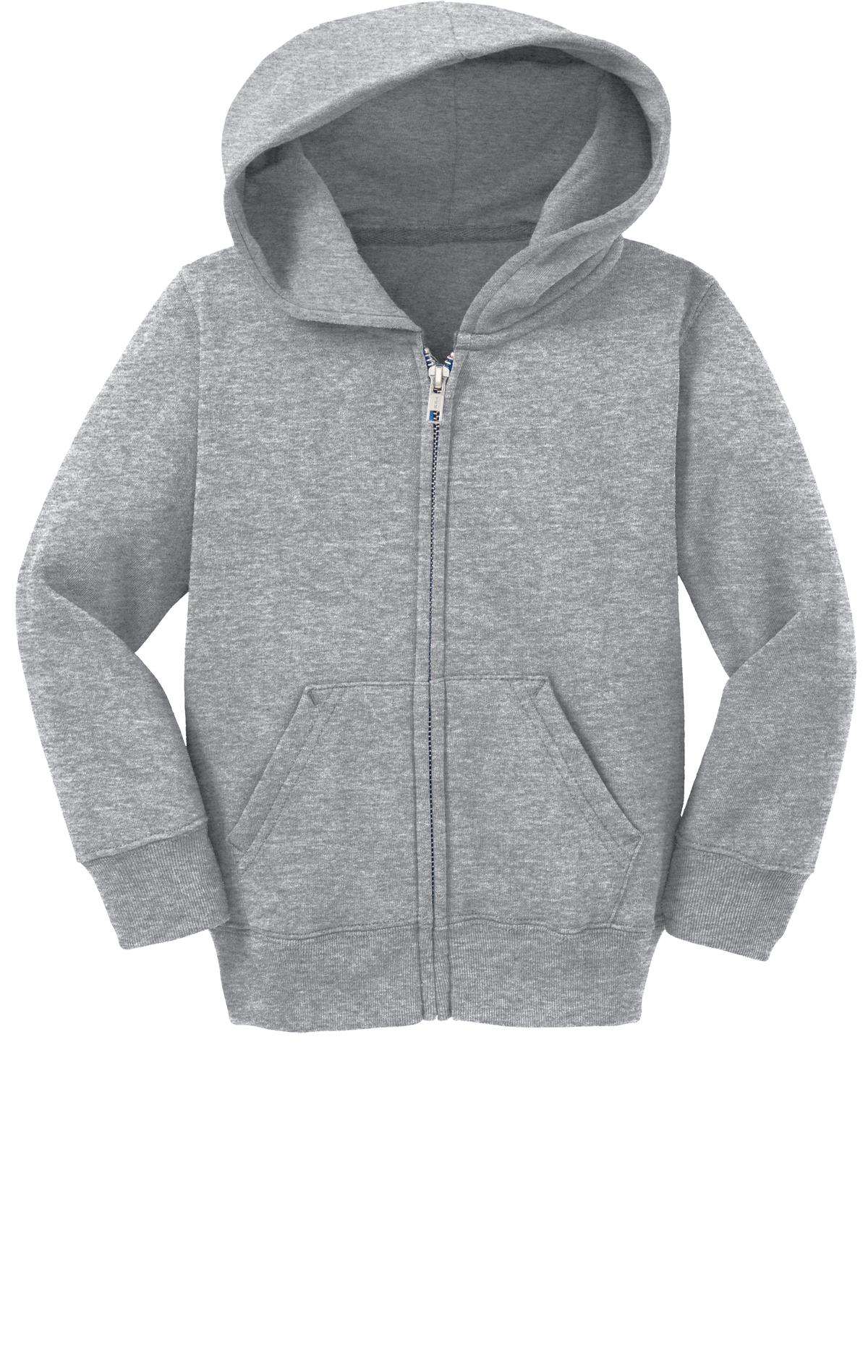 Port & Co Toddler Core Fleece Full-Zip Hooded Sweatshirt. CAR78TZH 28