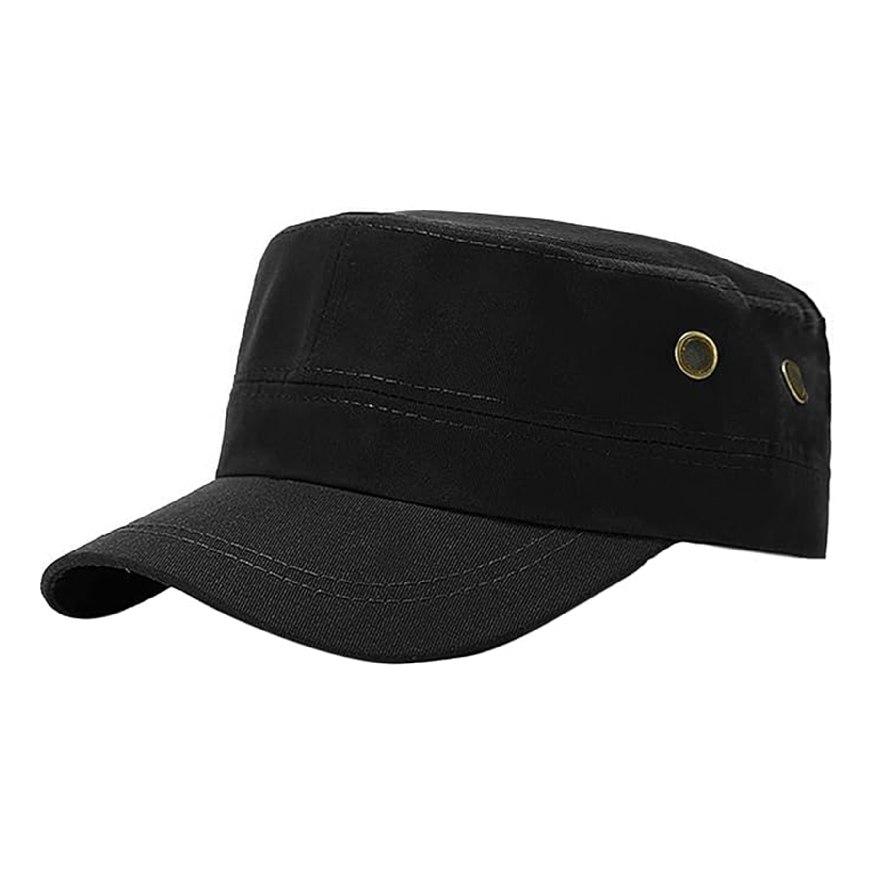 Unisex Cotton Basic Cadet Army Cap 8