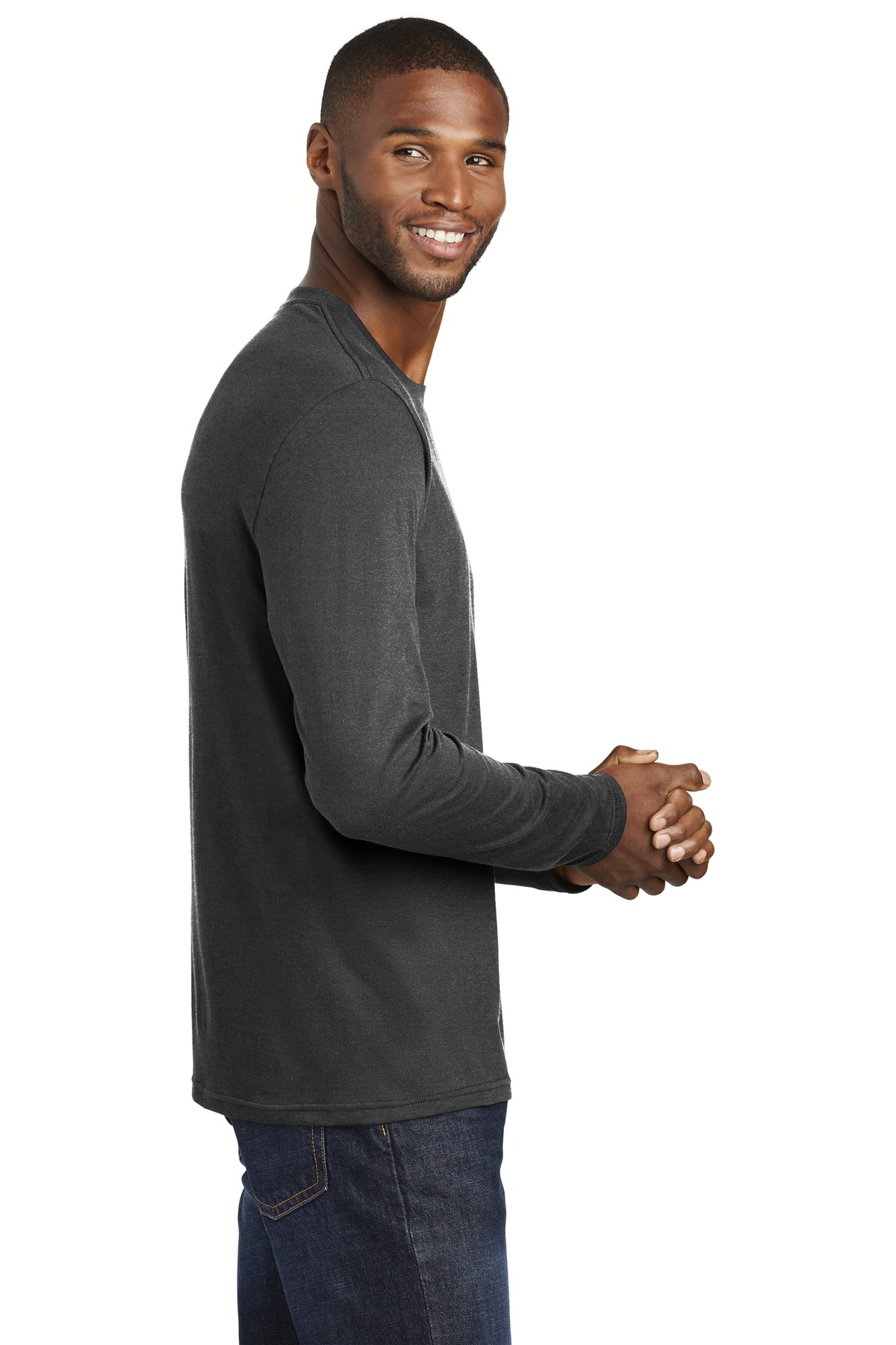 Port & Co Long Sleeve Fan Favorite Blend Tee. PC455LS 38