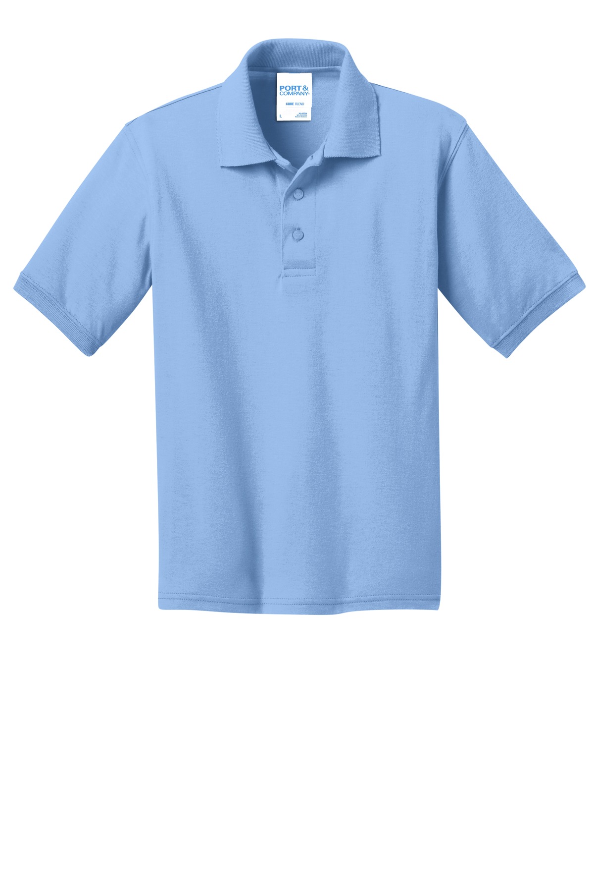 Port & Co Youth Core Blend Jersey Knit Polo. KP55Y 23