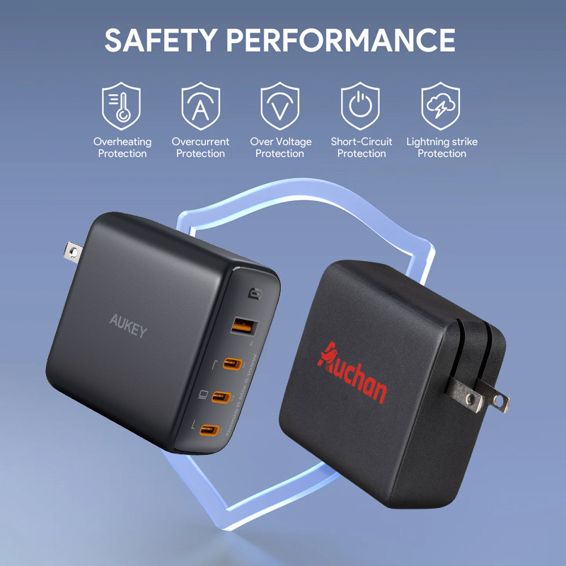 Aukey 4-Port PD 100W Wall Charger 7