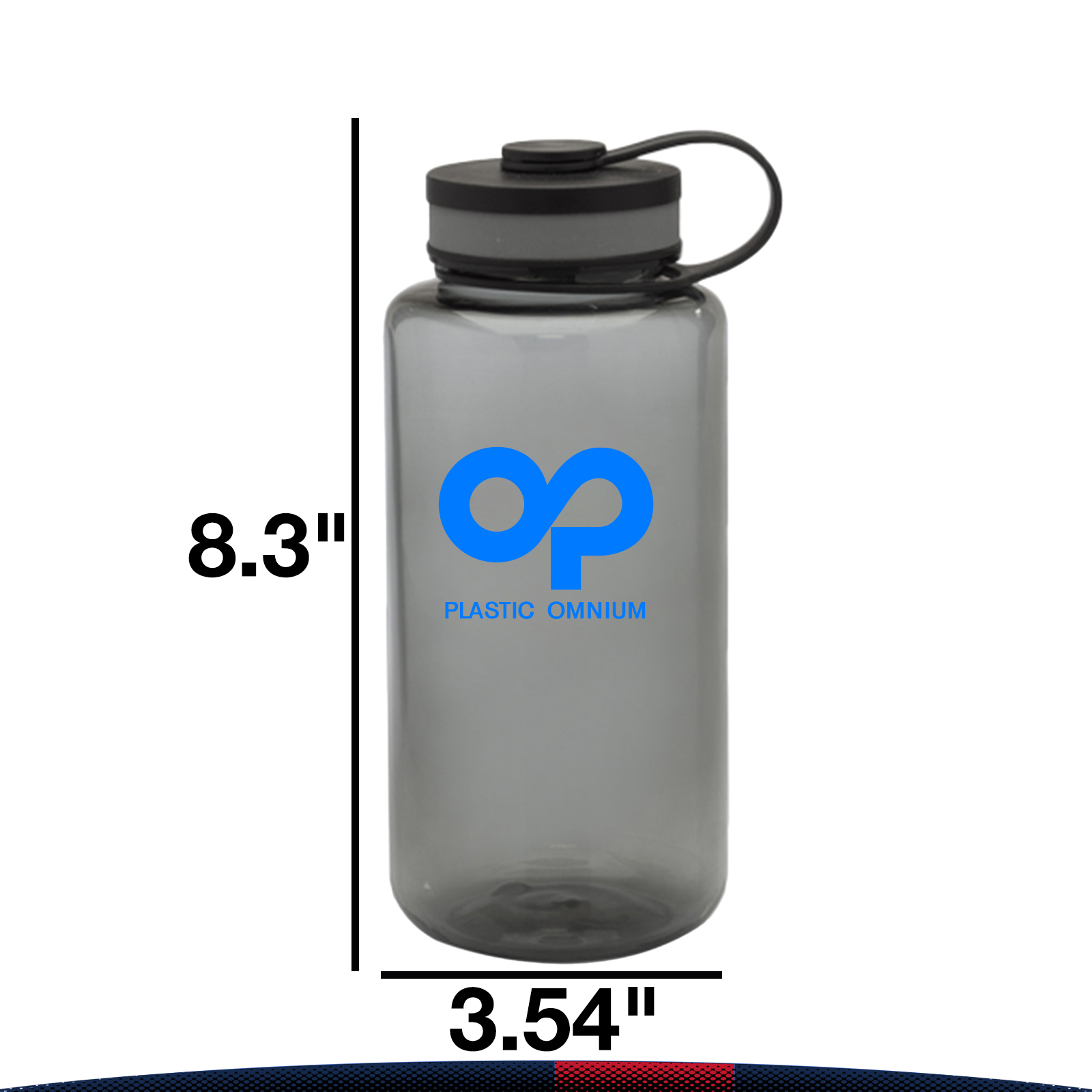 Klnie Plastic Water Bottle - 38 OZ. 5