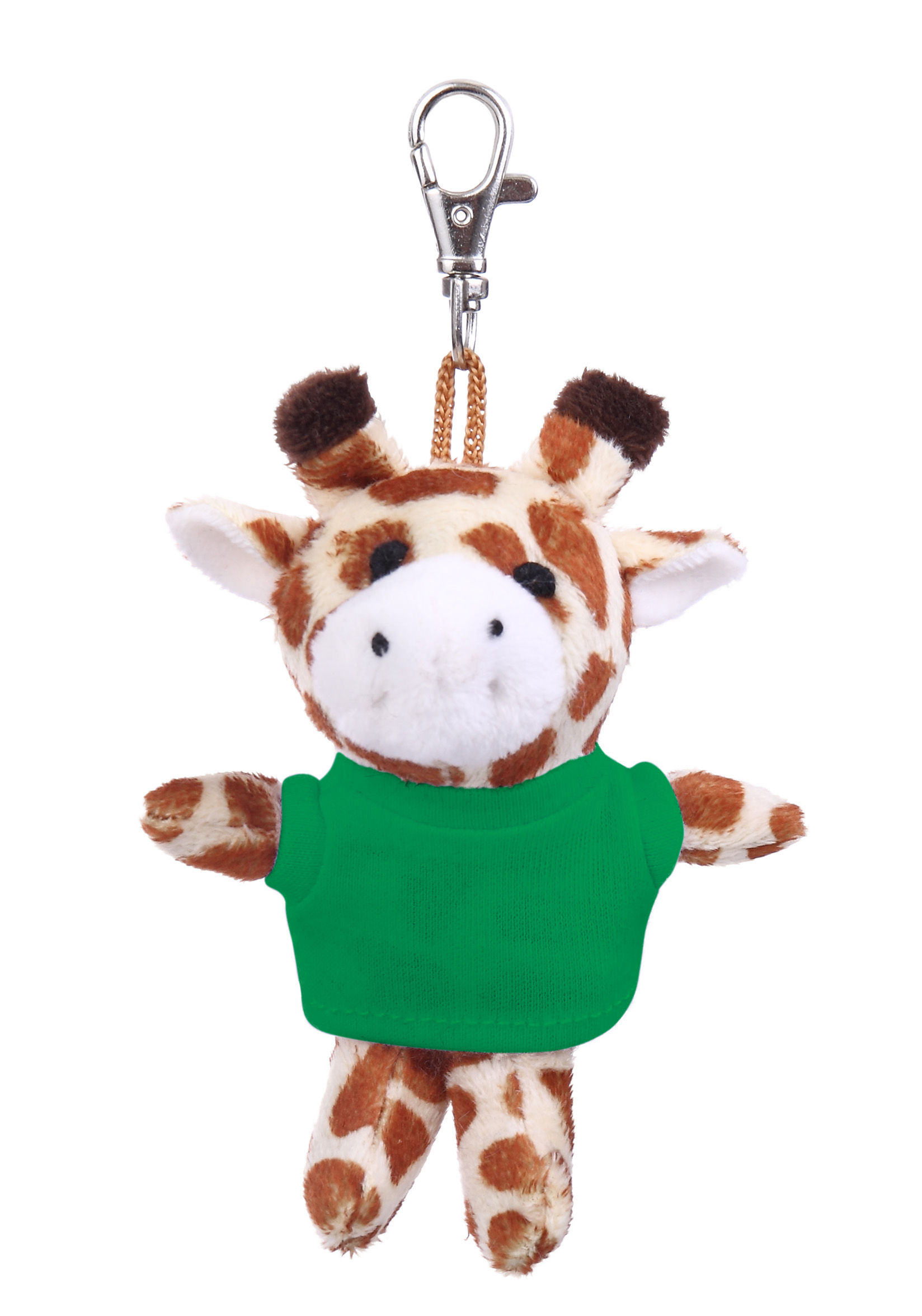 Soft Plush Giraffe Keychain with Tee 6