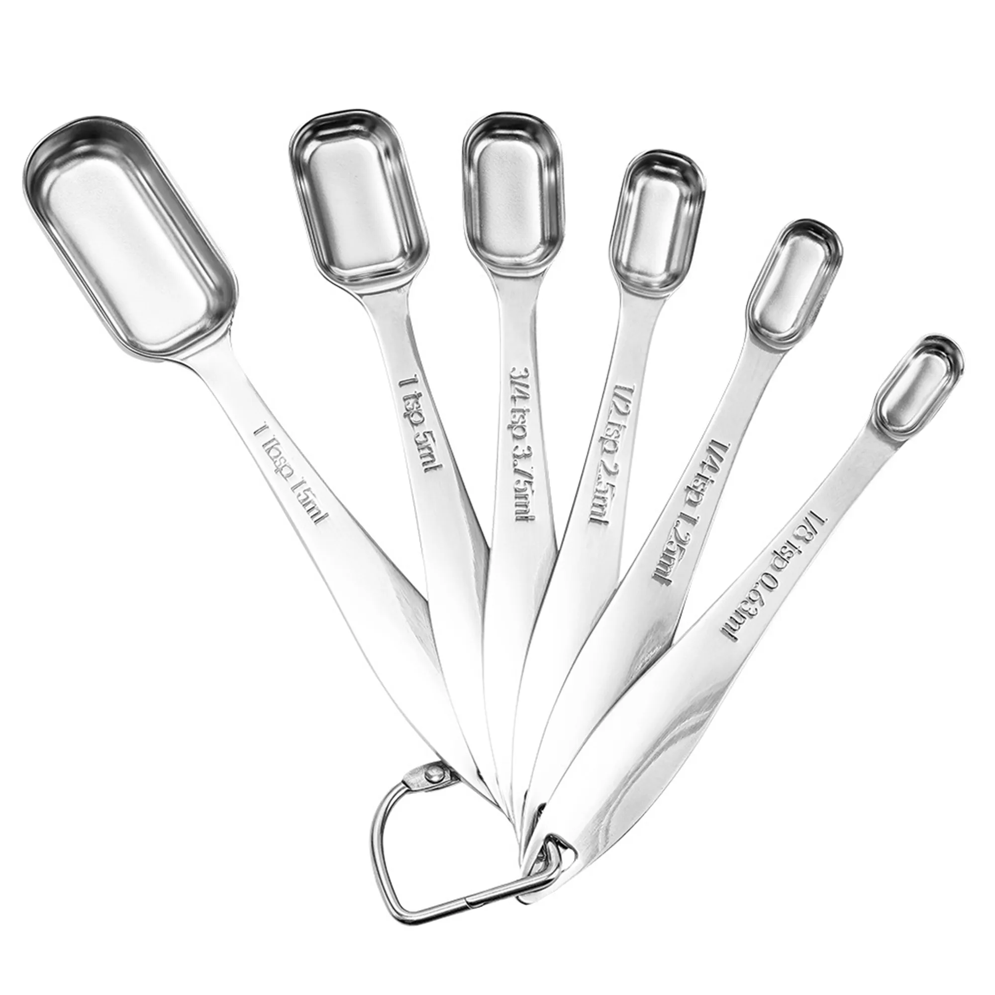 MOQ50 Stainless Steel Measuring Spoon Set 3
