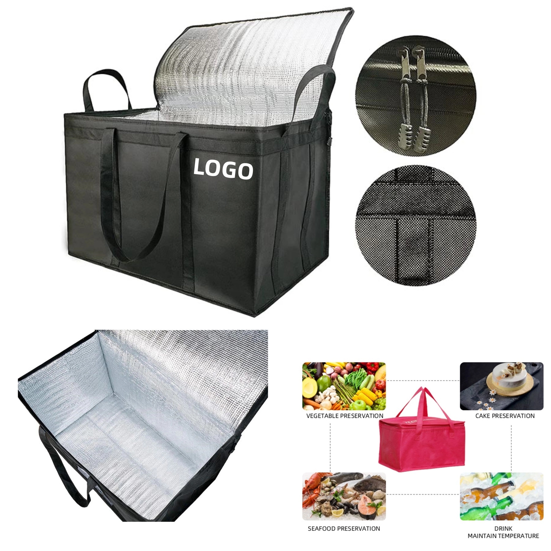 Insulated Grocery Tote Bag 1