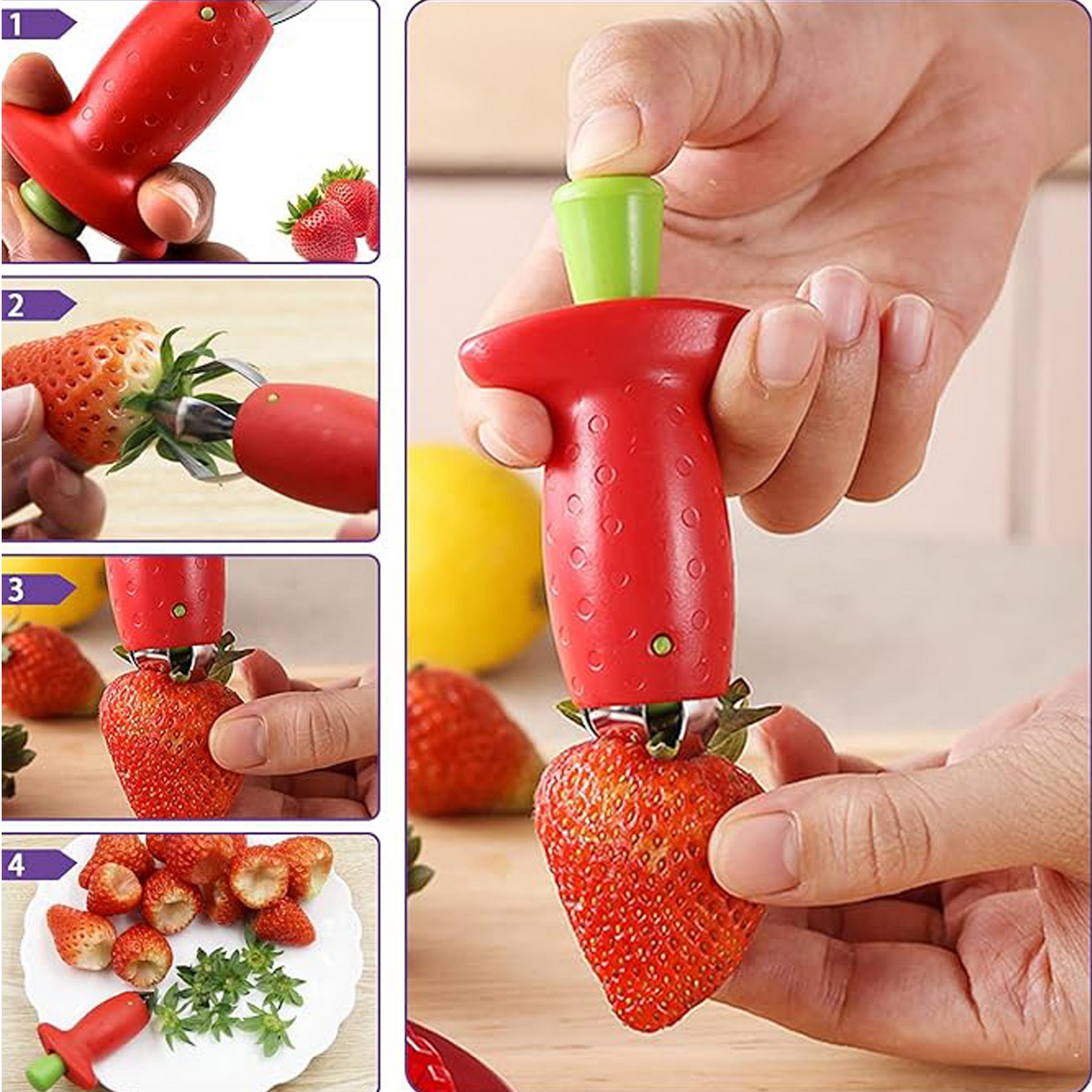 Strawberry Huller 3