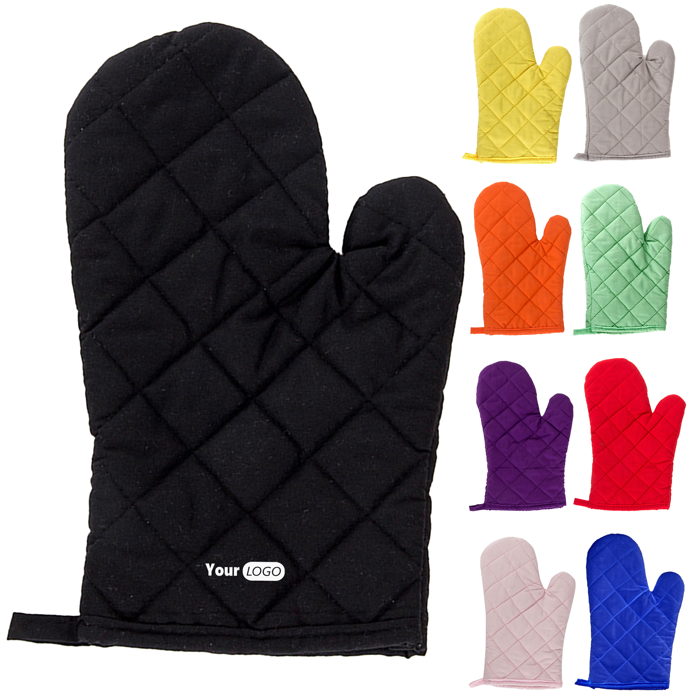 Polyester Cotton Single Baking High-Temperature Resistant Gloves 1