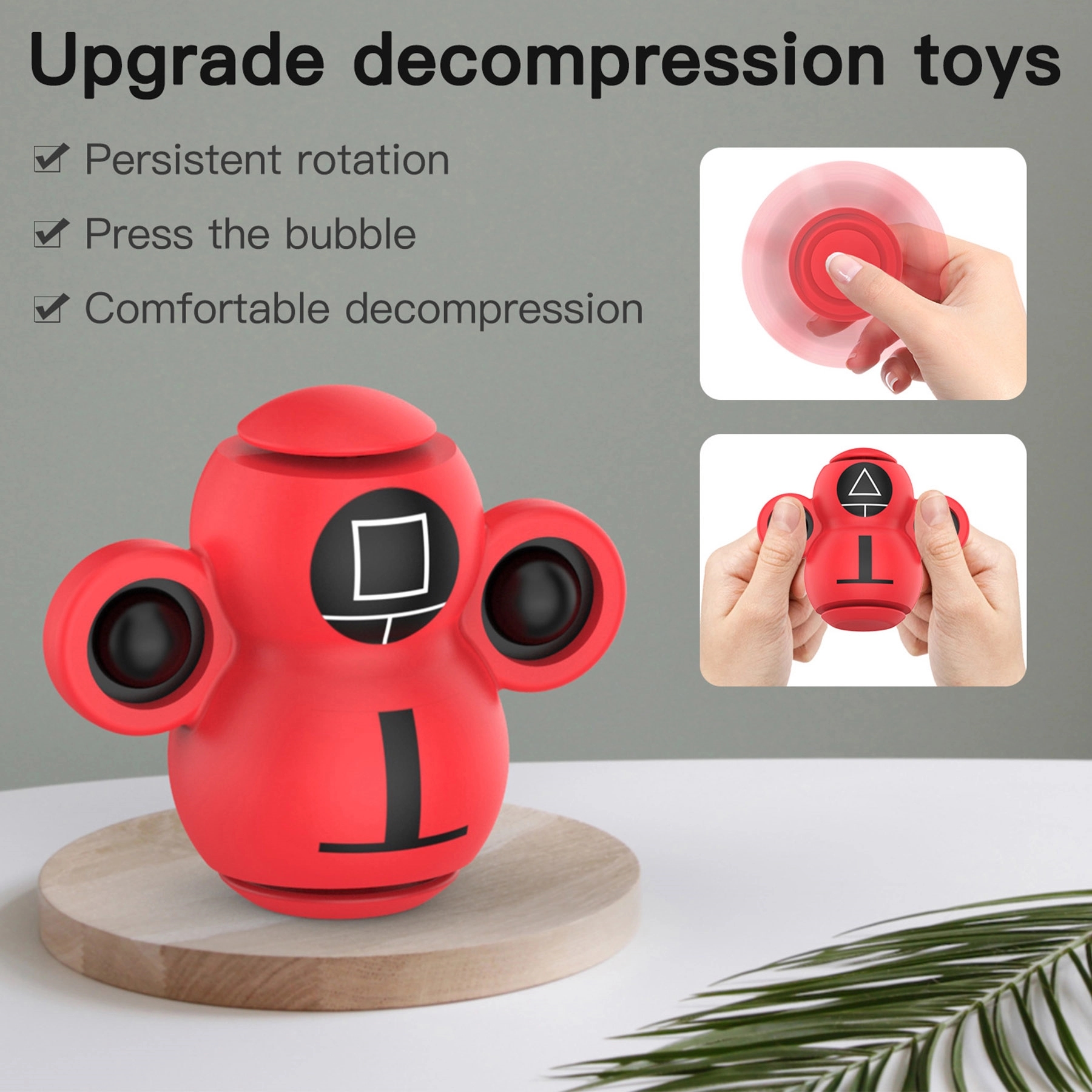 Rotating Push Pop Fidget Toy 4