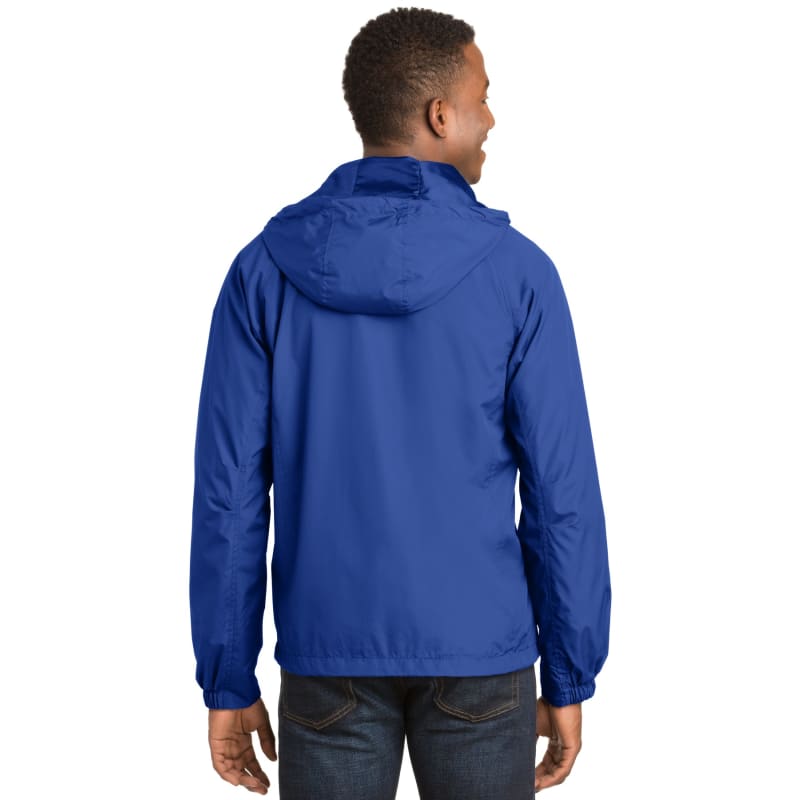 Sport-Tek Hooded Raglan Jacket. 21