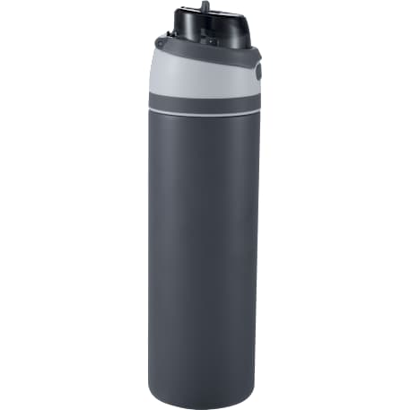 Elvin 28oz Recycled Stainless Flip Straw Bottle, custom water bottle with logo imprint 78