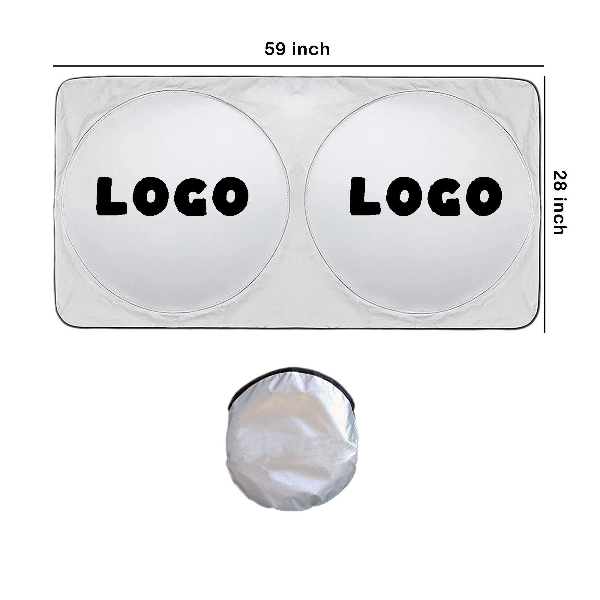 Silver-Coated Sun Shade 1