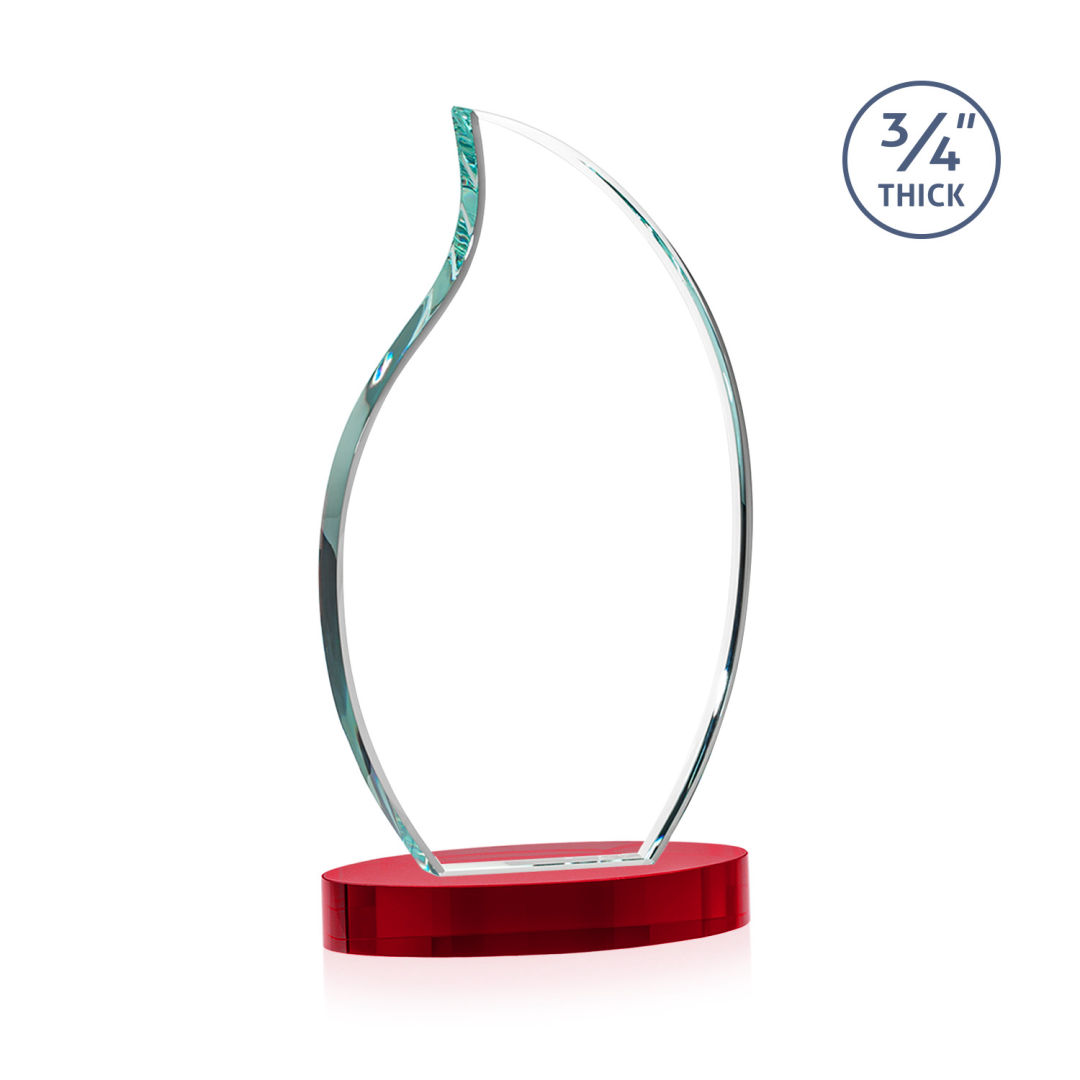 Croydon Flame Award on Alberton Base - Red 4