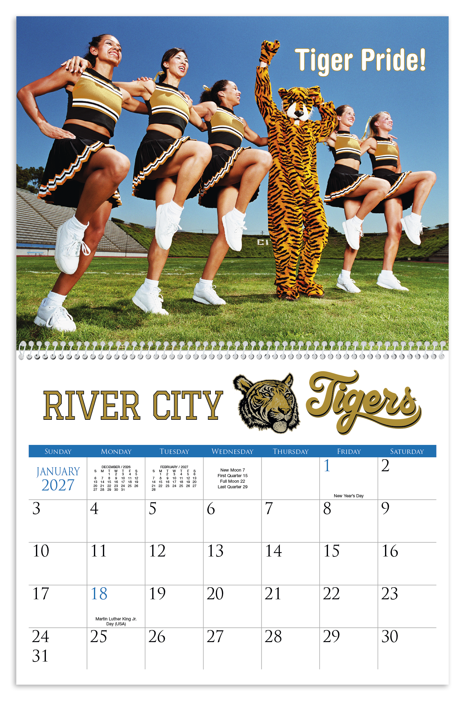 Triumph® Calendars Small Quantity Custom - Spiral Calendar 45