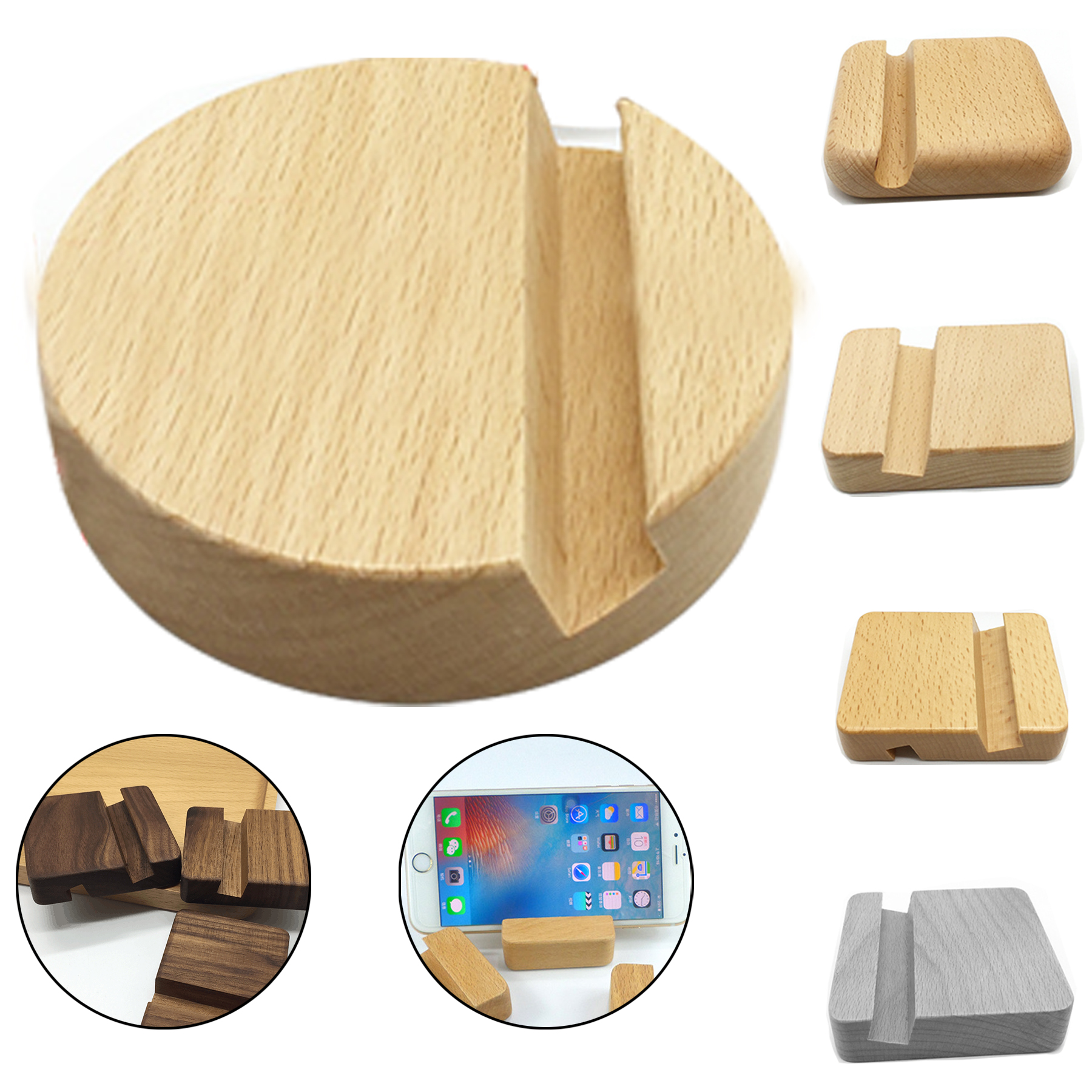 Wooden Cell Phone Holder 1