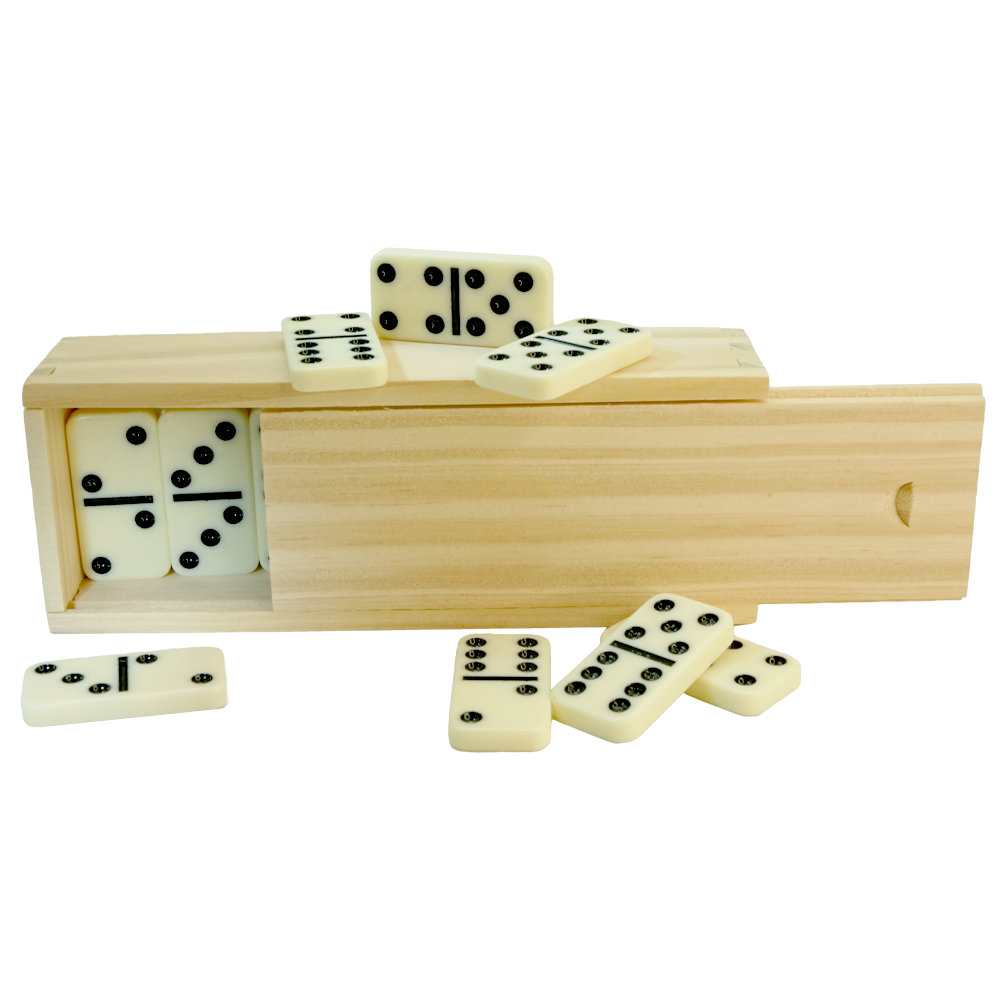 Wood Dominos in a Box 3