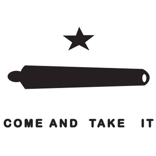 Special Historical Stick Flag - Come & Take It 2
